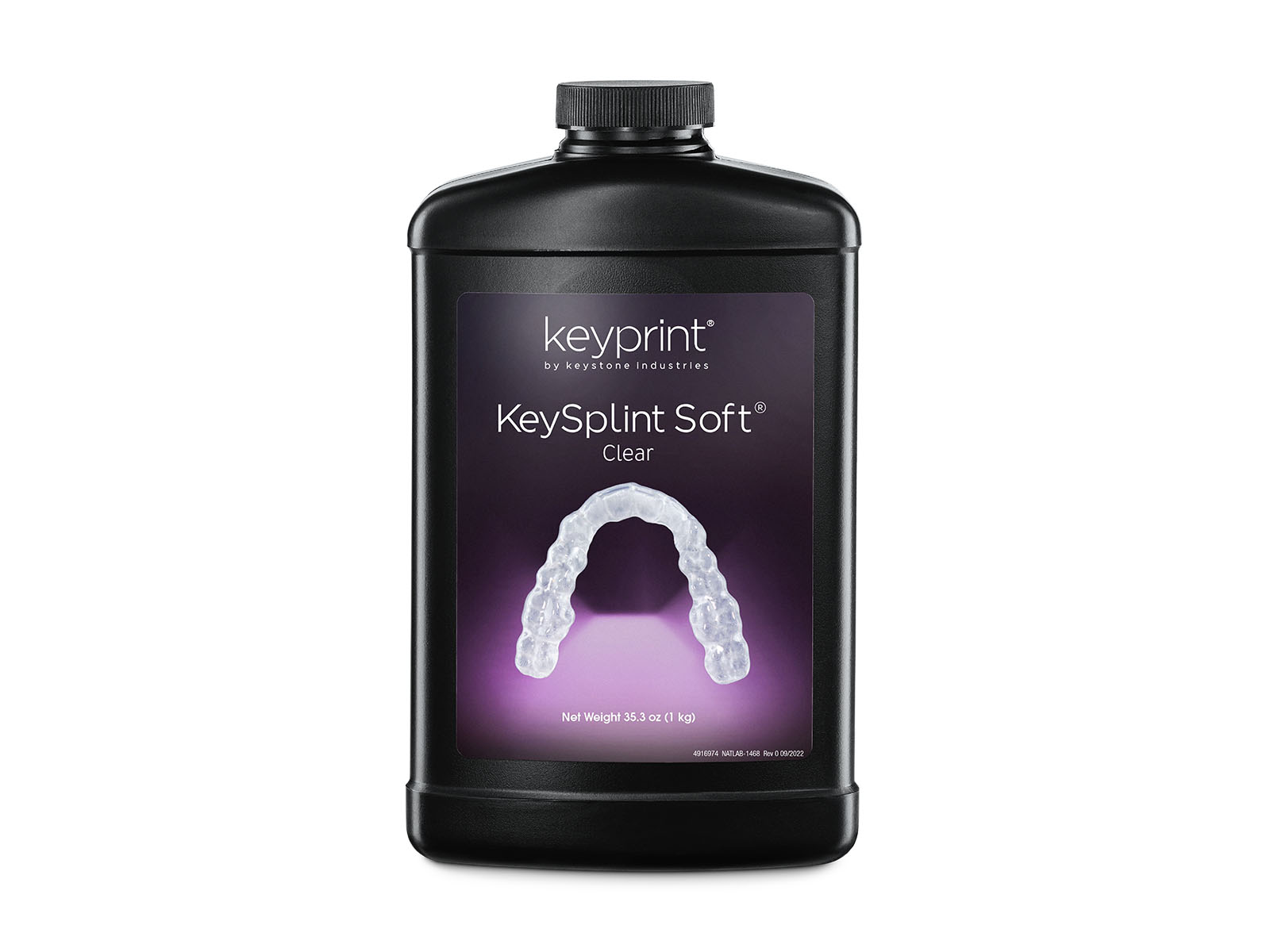 Keystone Splint Soft KeyPrint KeySplint Soft Clear, Flexible glasklare Bissschiene | Weithas ...