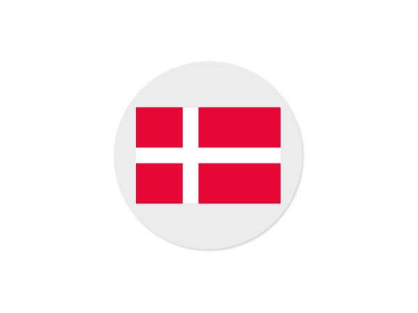 KFO-Einlegemotiv Dänemark-Flagge, Nr. 105