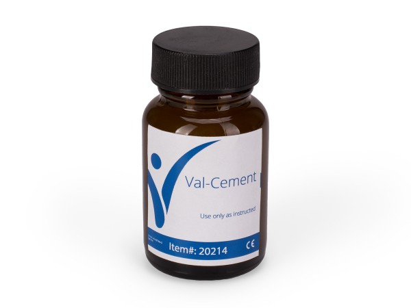 Val-Cement zum Kleben der Zähne im Gips
