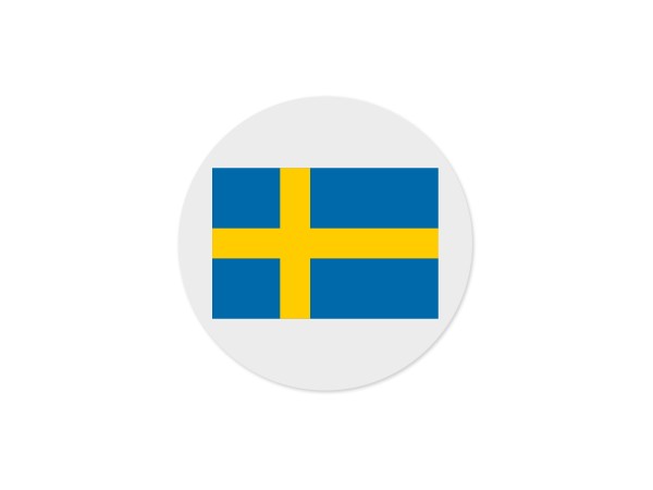 KFO-Einlegemotiv Schweden-Flagge, Nr. 104