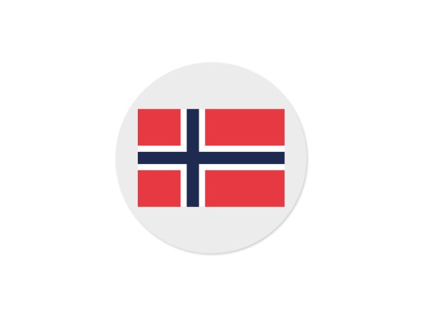KFO-Einlegemotiv Norwegen-Flagge, Nr. 103