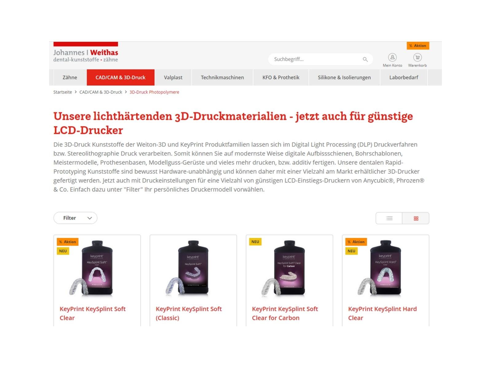 Willkommen im neuen Weithas Online Shop | Neuigkeiten | Weithas ...