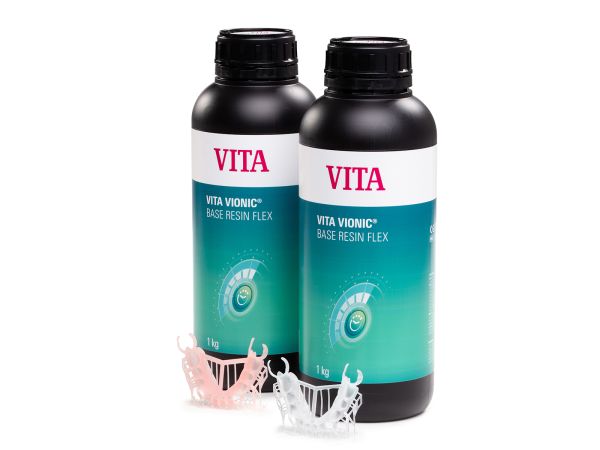 Flexible Prothesenbasis drucken, digitale Teilprothese Vita, Vita 3D-Druckharz